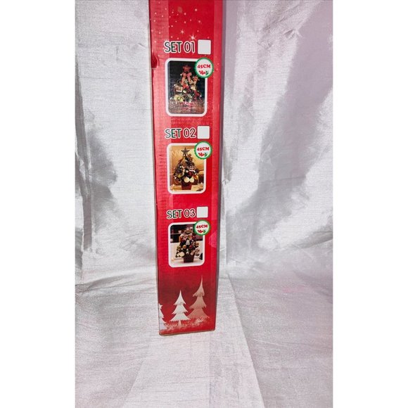 Desktop 19.7-inch Artificial Mini Christmas Decor Tree with Tree Accessories - Picture 5 of 6